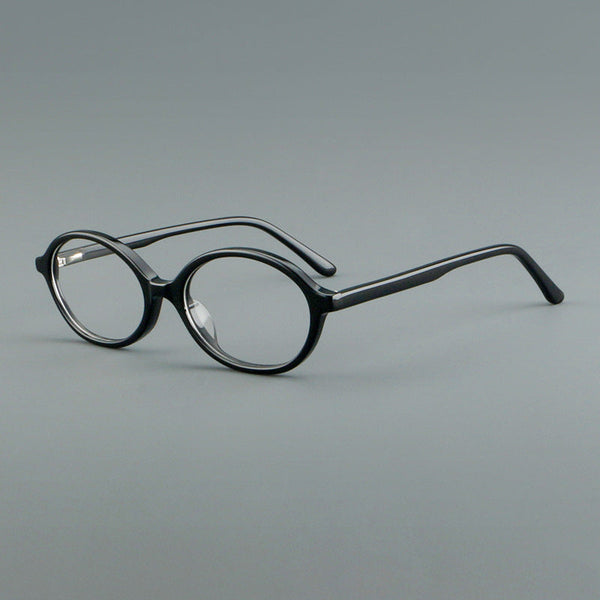 Shon Vintage Oval Acetate Glasses Frame