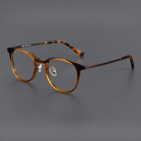 Titanium Vintage Round Eyeglasses Frames2A53