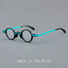 LeifRetro Small Round Acetate Glasses Frame