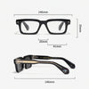 Velora Turquoise Acetate Square Luxury Eyeglasses Handmade Designer Frame