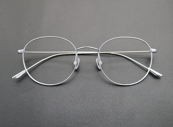 Titanium Round Glasses Frame 8193
