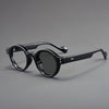 Vintage Retro Round Acetate Anti-Blue Light Photochromic Reading Glasses - LHBS2501