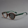 Vintage Retro Round Acetate Anti-Blue Light Photochromic Reading Glasses - LHBS2501
