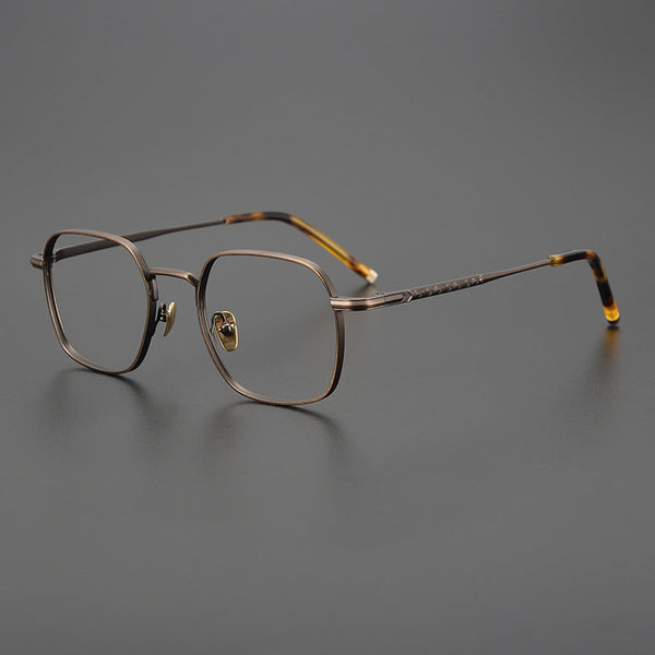 Retro Titanium Square Glasses Frame SC2205