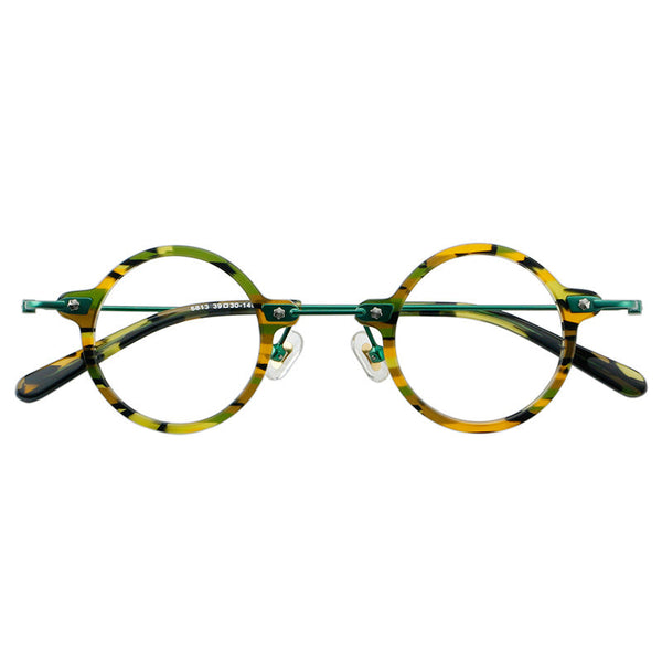 Botolf Vintage Round Acetate Glasses Frame