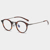 Rhodus Retro Round Ultra-light Titanium Glasses Frame