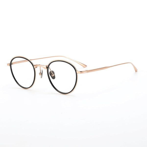 Titanium Round Glasses Frame SC006