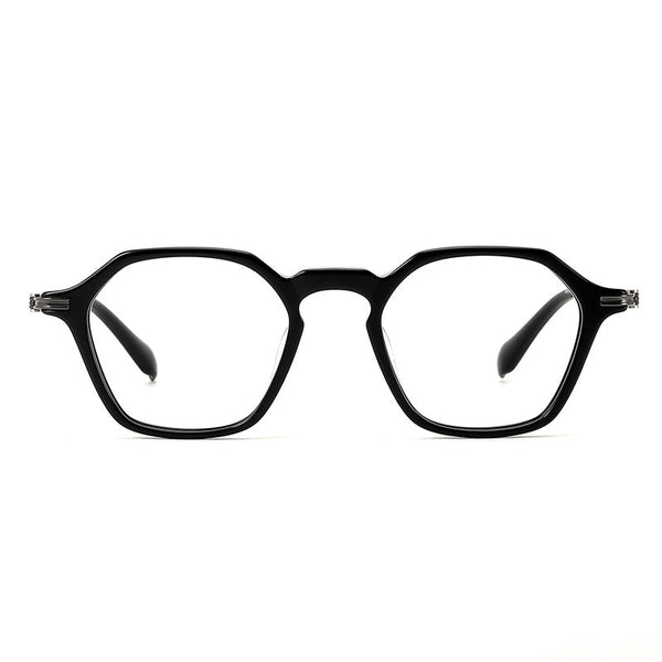 Wally Vintage Titanium Polygon Glasses Frame
