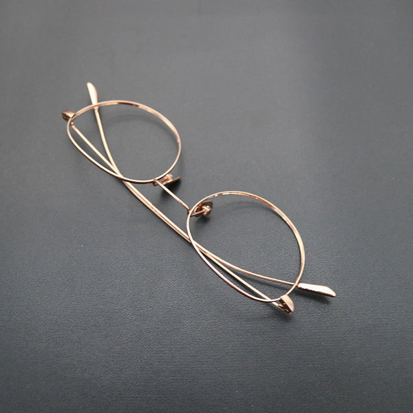 Titanium Round Glasses Frame 8193