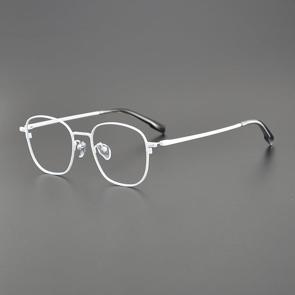Titanium Vintage Oval Eyeglasses Frames 1106