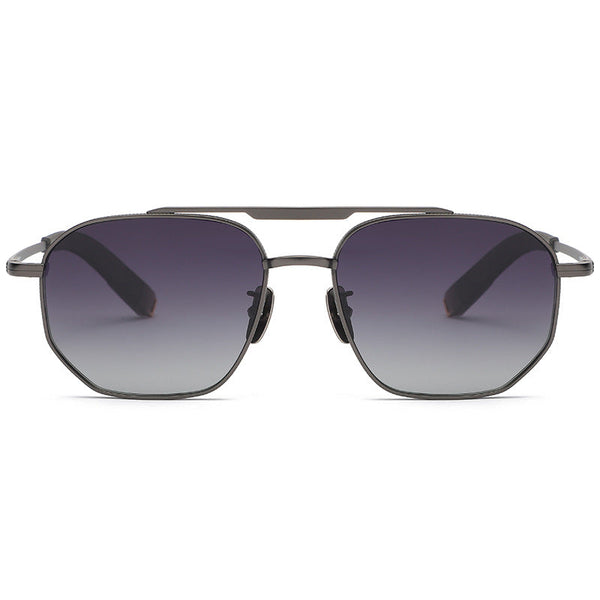 Retro Titanium Square Glasses Frame 50003