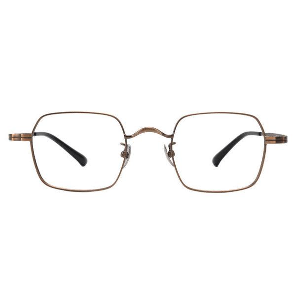 Retro Titanium Square Glasses Frame 6801