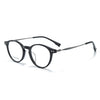 Zylan Retro Oval Titanium Glasses Frame