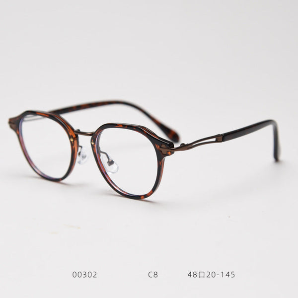 Whaley Retro Polygon TR90 Glasses Frame