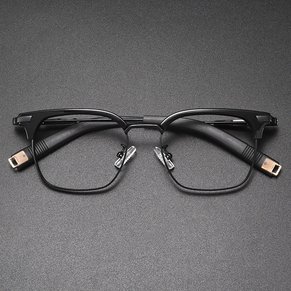Retro Titanium Square Glasses Frame SM SS-107