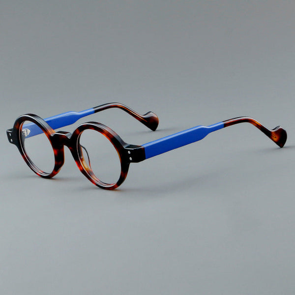 Colee Vintage Round Acetate Glasses Frame