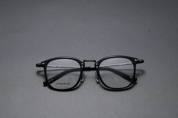 Retro Titanium Square Glasses Frame GMS806