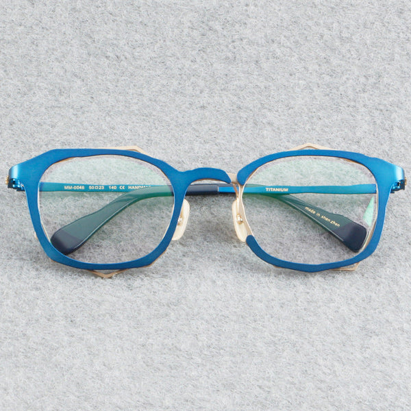 Alian Personality Irregular Titanium Glasses Frame