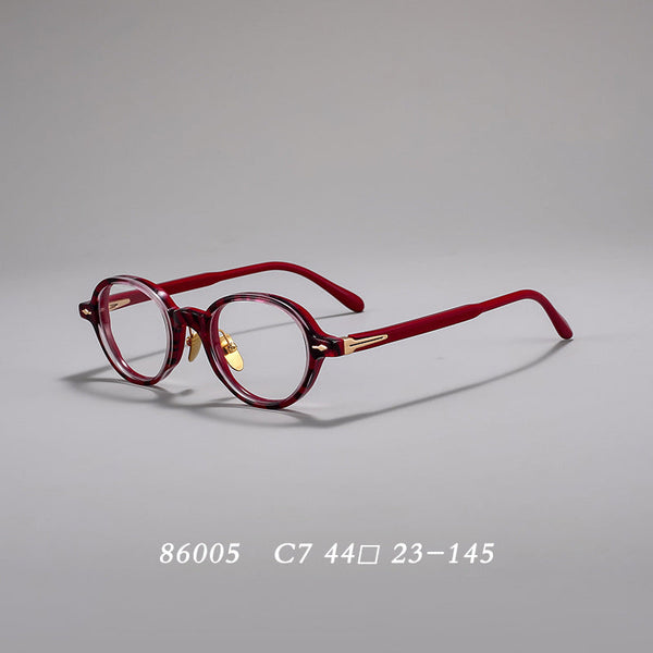 Rau Vintage Oval Acetate Glasses Frame