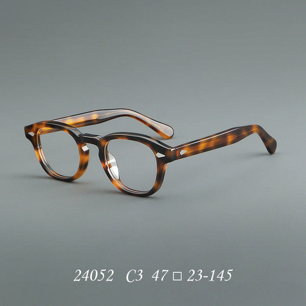 Elvin Retro Round Acetate Optical Glasses Frame