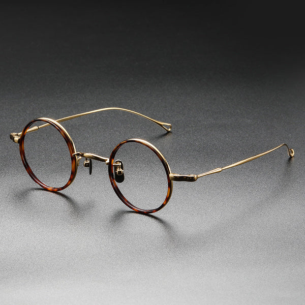Garin Vintage Round Titanium Glasses Frame