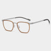 Moxley Retro Rectangle Titanium Business Glasses Frame