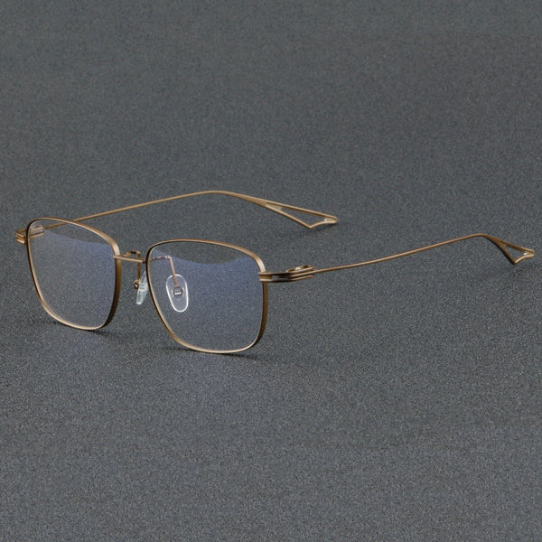 Ultra-light pure titanium frames oval frames W162