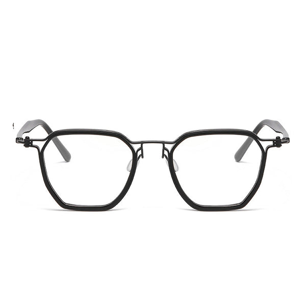Morley Vintage Titanium Polygon Glasses Frame