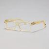 Velora Turquoise Acetate Square Luxury Eyeglasses Handmade Designer Frame