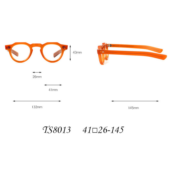 Rolf Vintage Geometric Acetate Glasses Frame