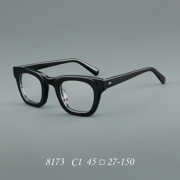Sambu Retro Rectangle Acetate Glasses Frame