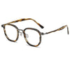 Lesley Vintage Titanium Polygon Glasses Frame