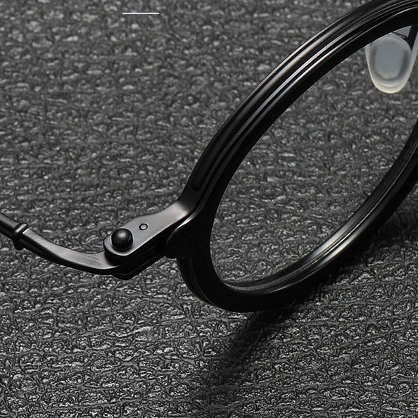 Harlow Pure Titanium Acetate Vintage Round Glasses Frames