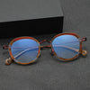 Friley Retro Round Titanium Glasses Frame