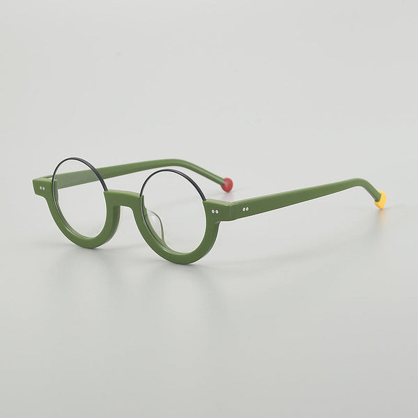 Macon Round Acetate Personalized Eyeglasses Frames
