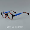 Colee Vintage Round Acetate Glasses Frame