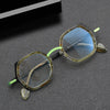 Naza Retro Polygon Titanium Glasses Frame