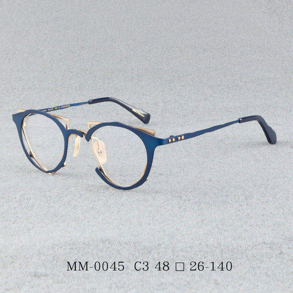 Retro pure titanium frames full frame ultra-light frames 0045