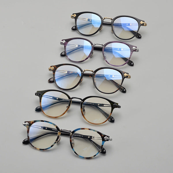 Acetate Vintage Round Eyeglasses Frames BY CUMULUS