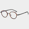 Romel Retro Oval Titanium Business Glasses Frame