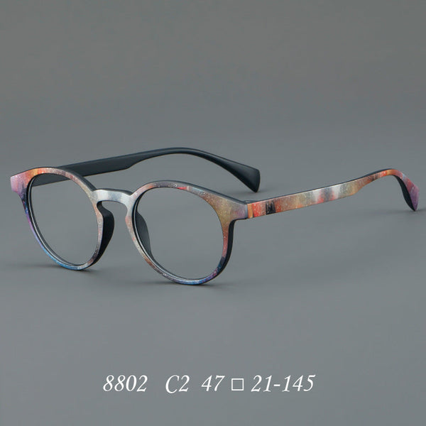 Cat eye glasses frame painted glasses 8802