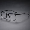Winer Retro Titanium Square Glasses Frame