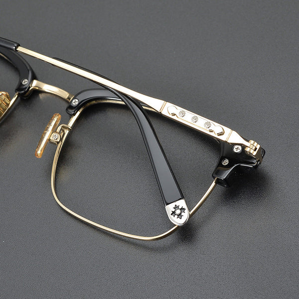 Camby Titanium Square Glasses Frames