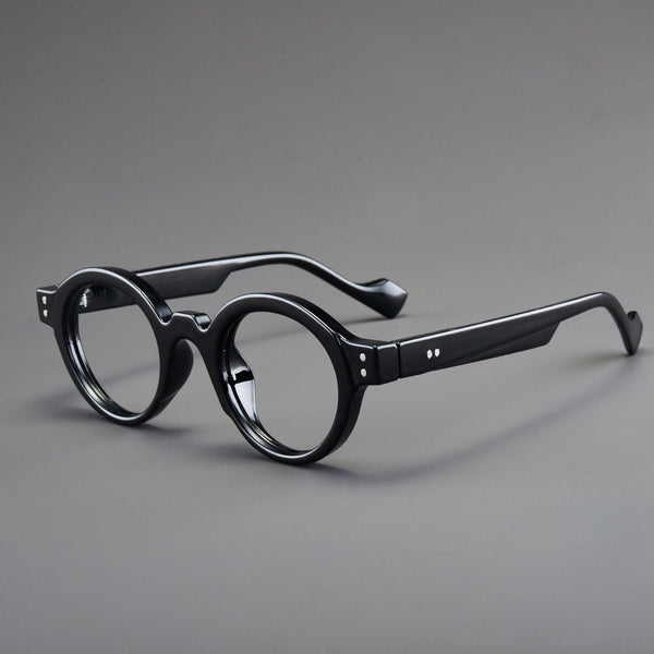 Vintage Retro Round Acetate Optical Glasses Hyperopia Anti-Blue Light Reading Glasses - CML2501