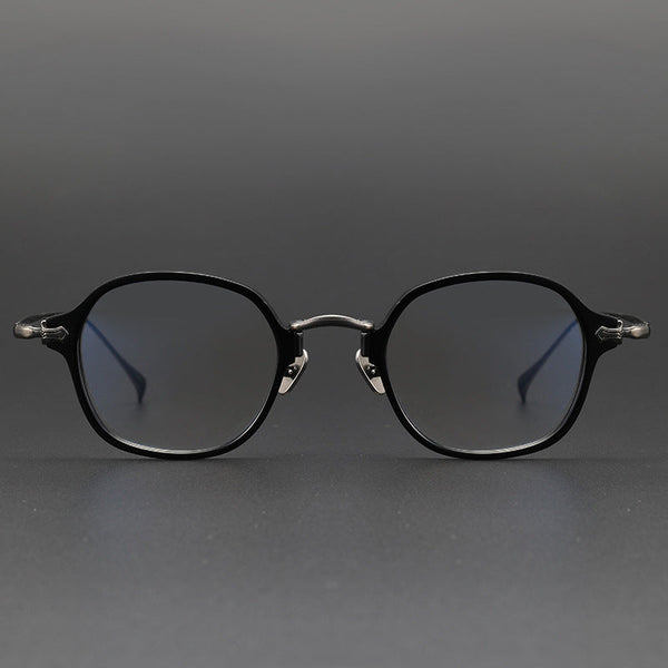 Retro Titanium Square Glasses Frame KMN183