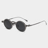 Von Round Titanium Glasses Frame With Magnetic Sunglasses Clips