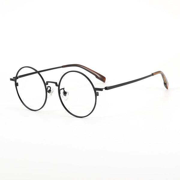Titanium Vintage Round Eyeglasses Frames SC1104
