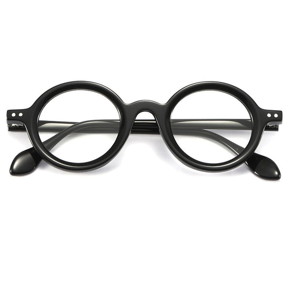 Acetate Round Retro Glasses Frame