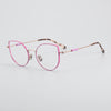 Jessy Fashion Women's Ultra Light Titanium Cat Eye Glasses Frame