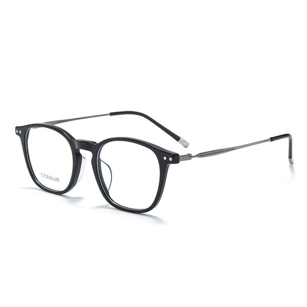 Topcu Acetate Titanium Glasses Frame